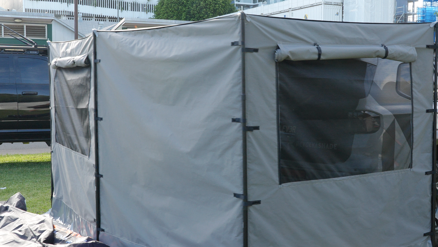 Clevershade Deluxe Komplettwand-Kit (3x FENSTER, 1x TÜR, 2x OHNE FENSTER)